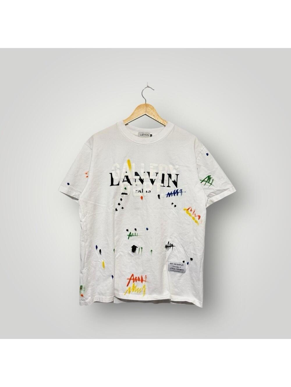 Gallery Dept x Lanvin Paint Splatter T-Shirt White Men’s